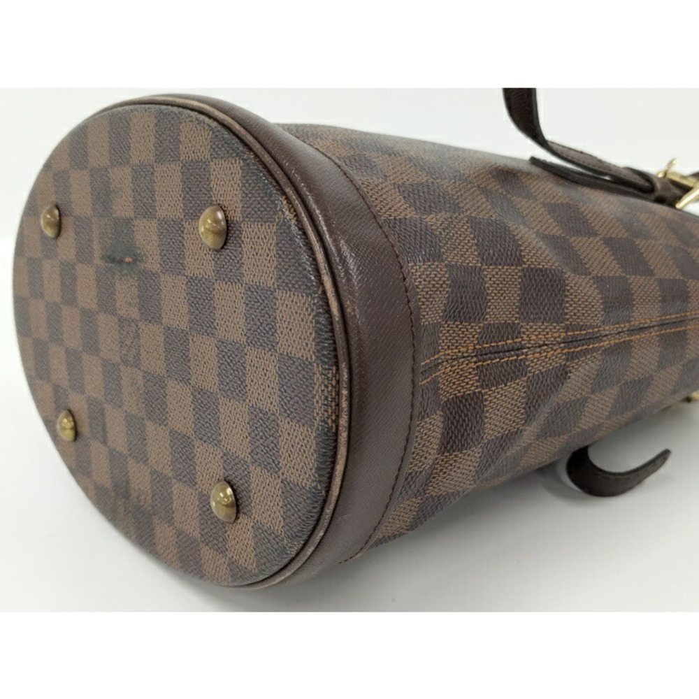 Louis Vuitton Marais Damier Leather Tote Bag Ebene Brown - Picture 3 of 8